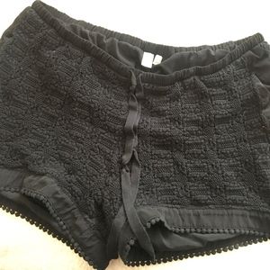 E by Eloise crochet shorts